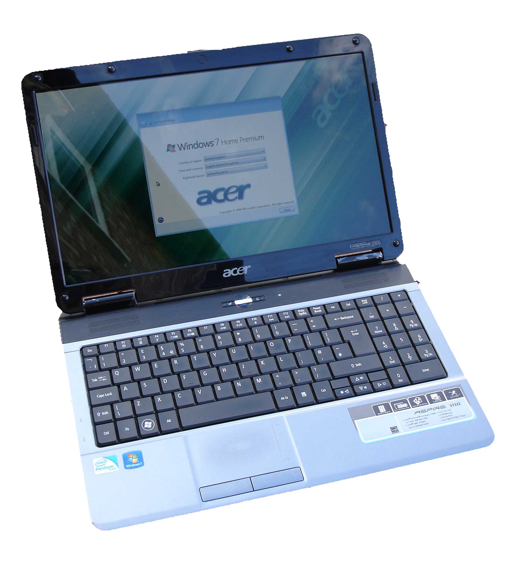 Acer Aspire Laptop Windows Home Premium